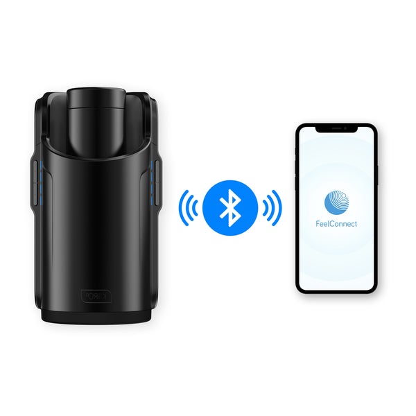 Kiiroo Keon 1 + Feel Stroker เครื่องอัตโนมัติ Wi‑Fi ควบคุมผ่านแอป