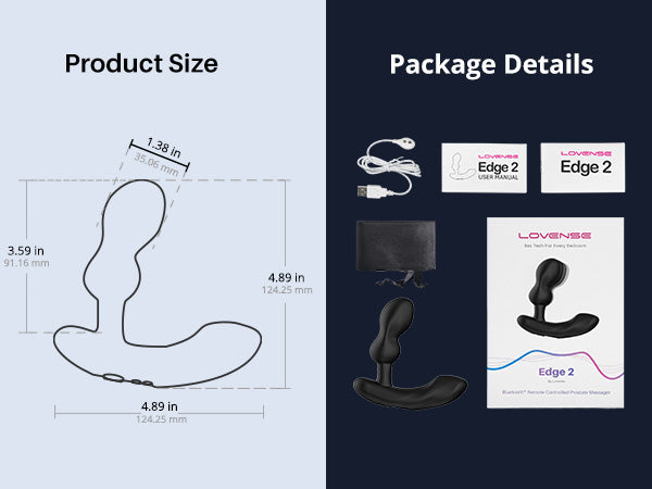 Lovense - Edge 2 : Adjustable Prostate Massager  นวดตรงจุดแบบที่คุณควบคุมเอง